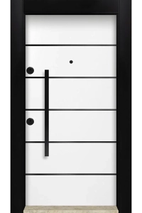 DORTURK ÇELİK KAPI SİSTEMLERİ Dış Iklim Kapısı, Yağmura Güneşe Dayanıklı Çelik Kapı Sağ 12